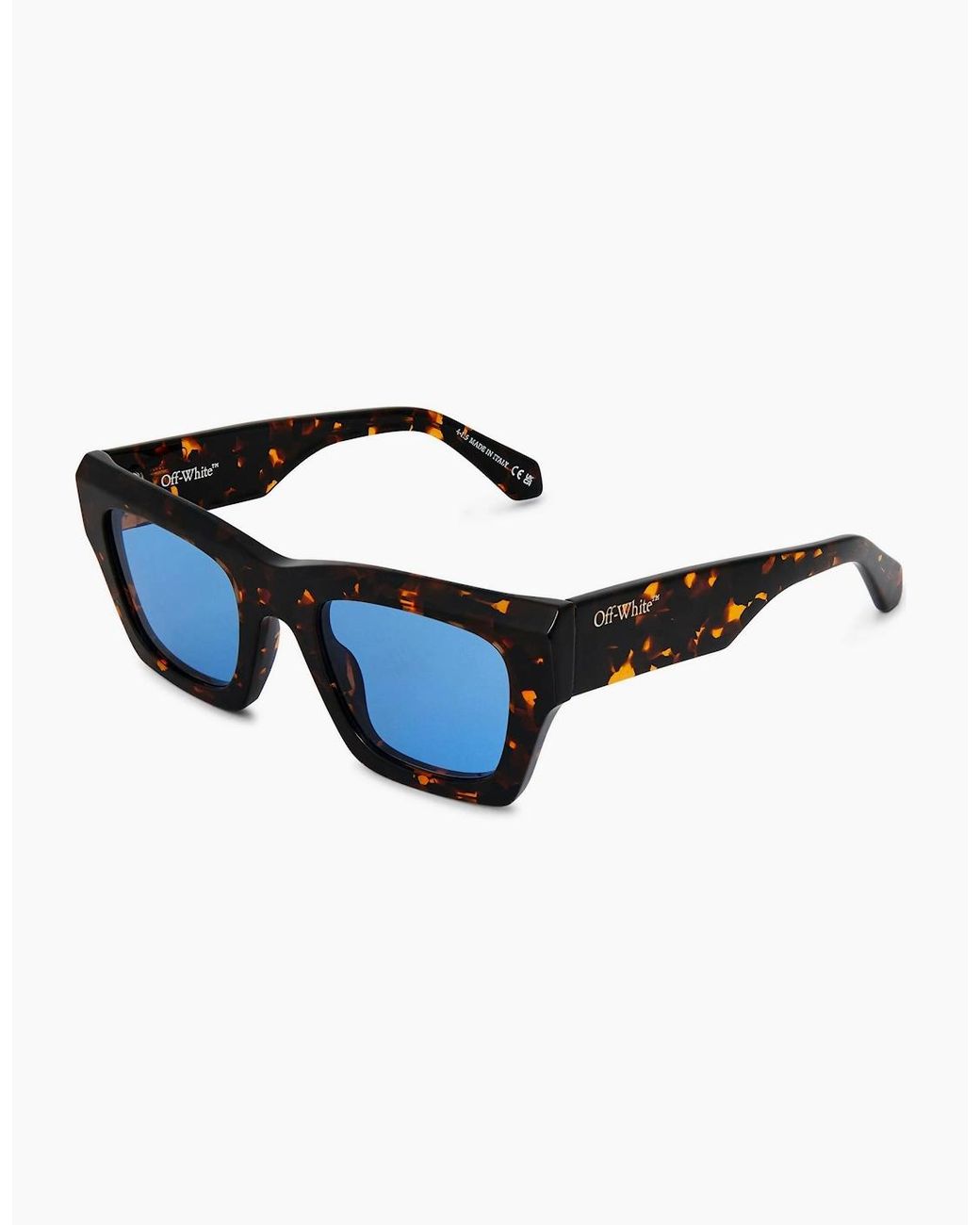Off-White c/o Virgil Abloh Blue Off Davie Sunglasses for men