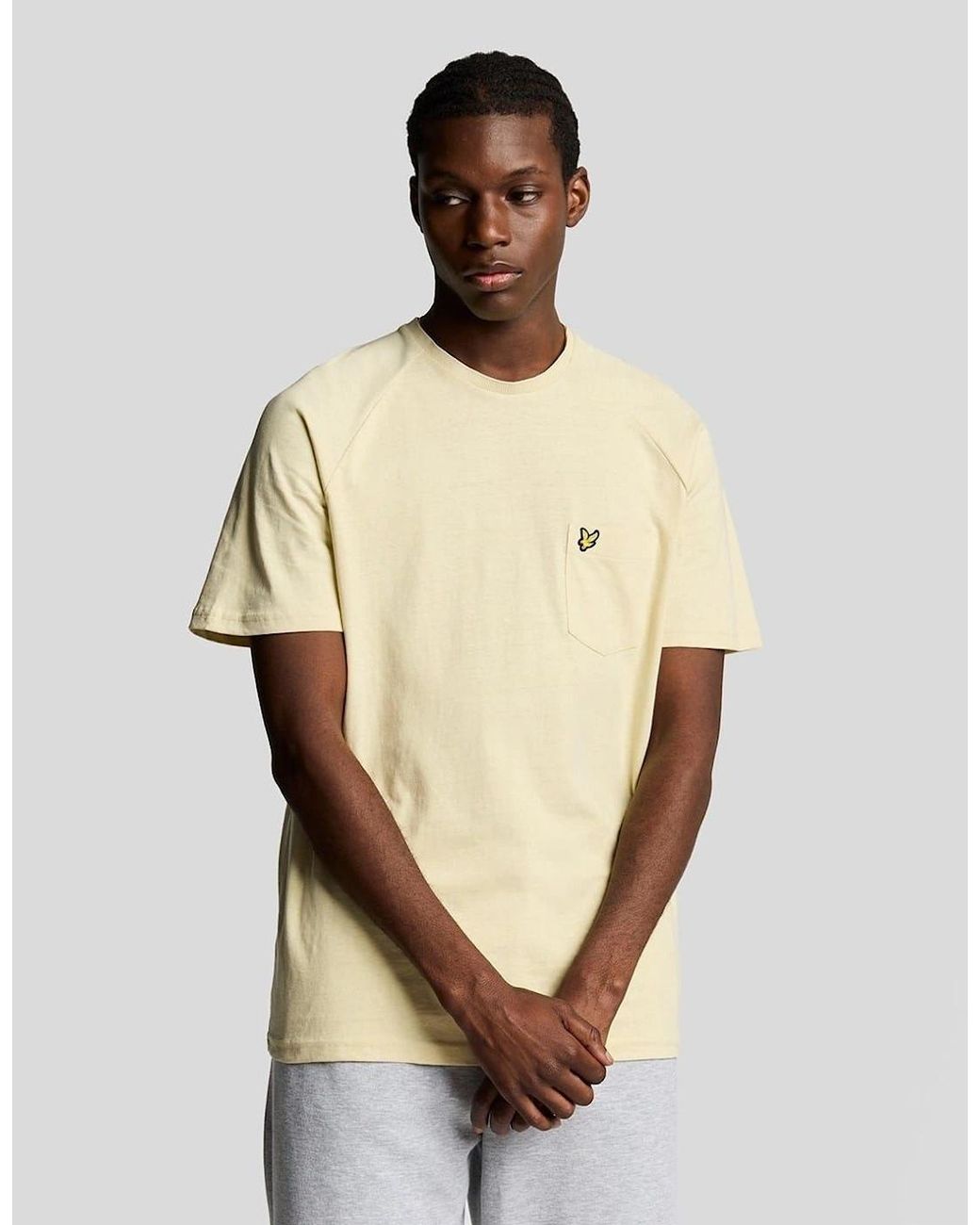 Lyle & Scott Brown Raglan Tee for men