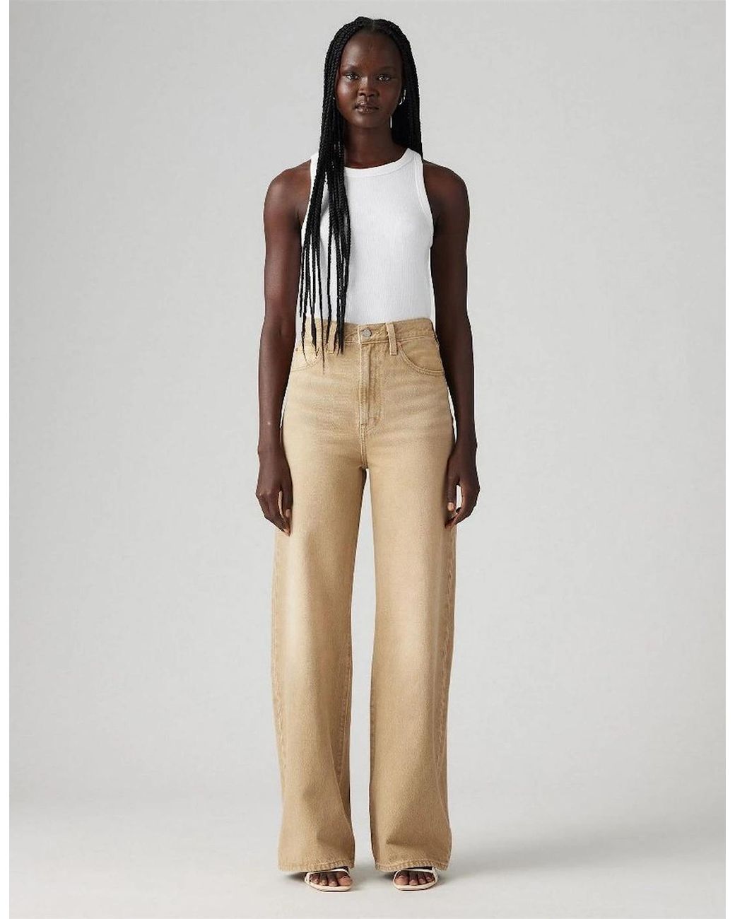 Levi's Natural Levi's High Rise Wide Leg Jeans