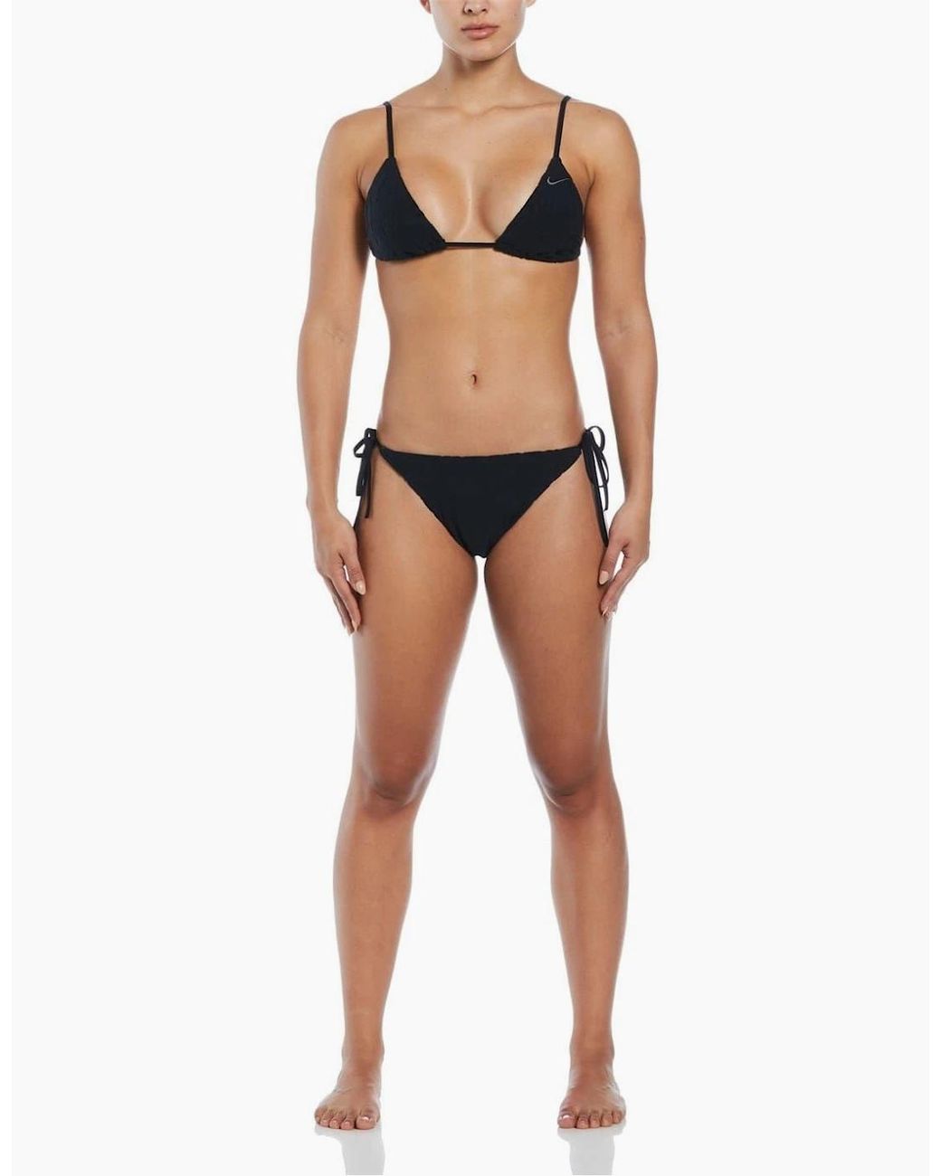 Nike Blue Tie Triangle Bikini Bottom