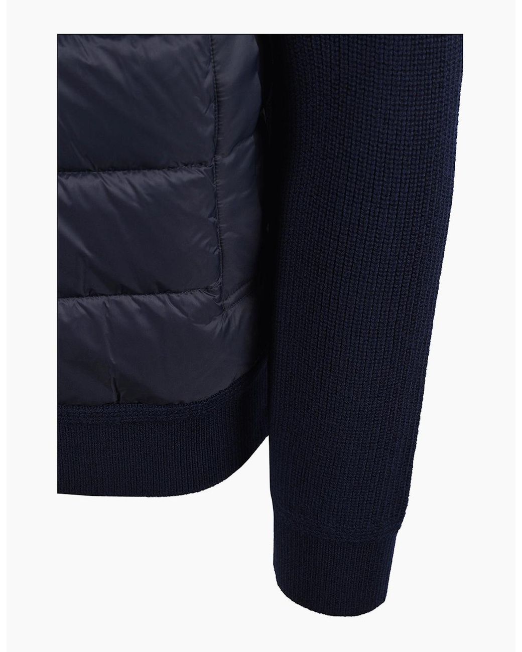 Belstaff Blue Compound Cardigan Jacket Dark Ink for men