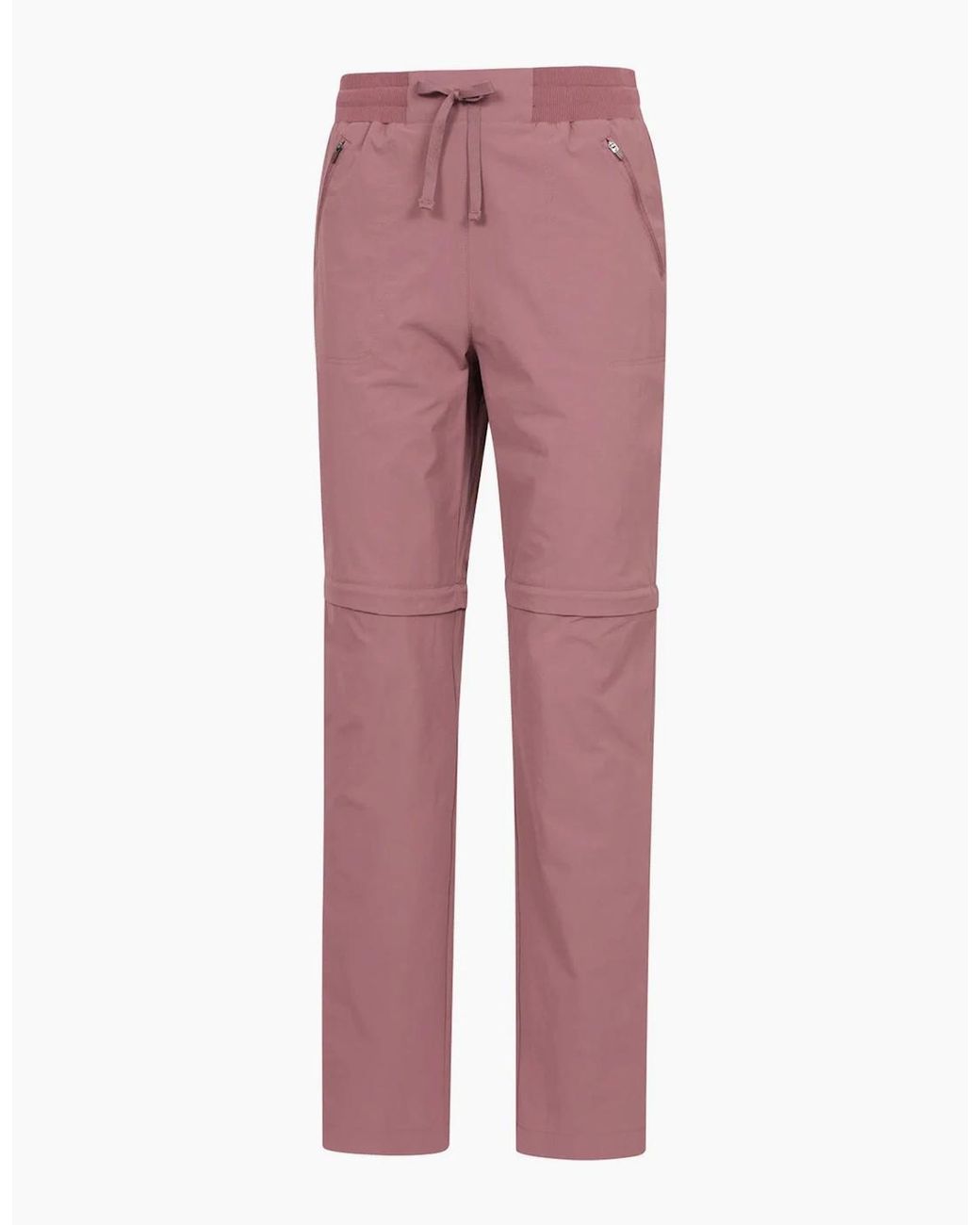 Mountain Warehouse Purple Ladies Hiker Stretch Zip-Off Trousers