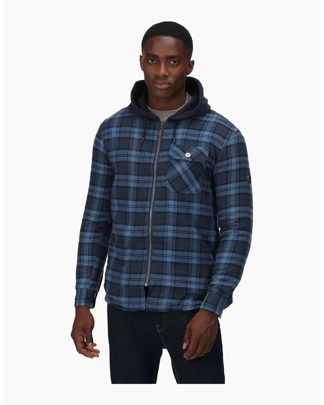 Regatta Blue Professional Checked Jacket for men