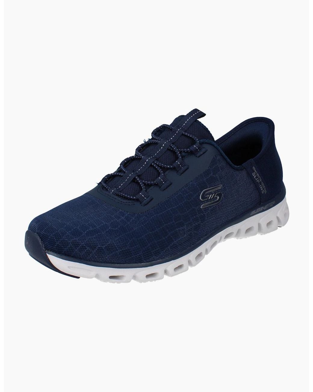 Skechers Blue Hands Free Slip-Ins Glide Step