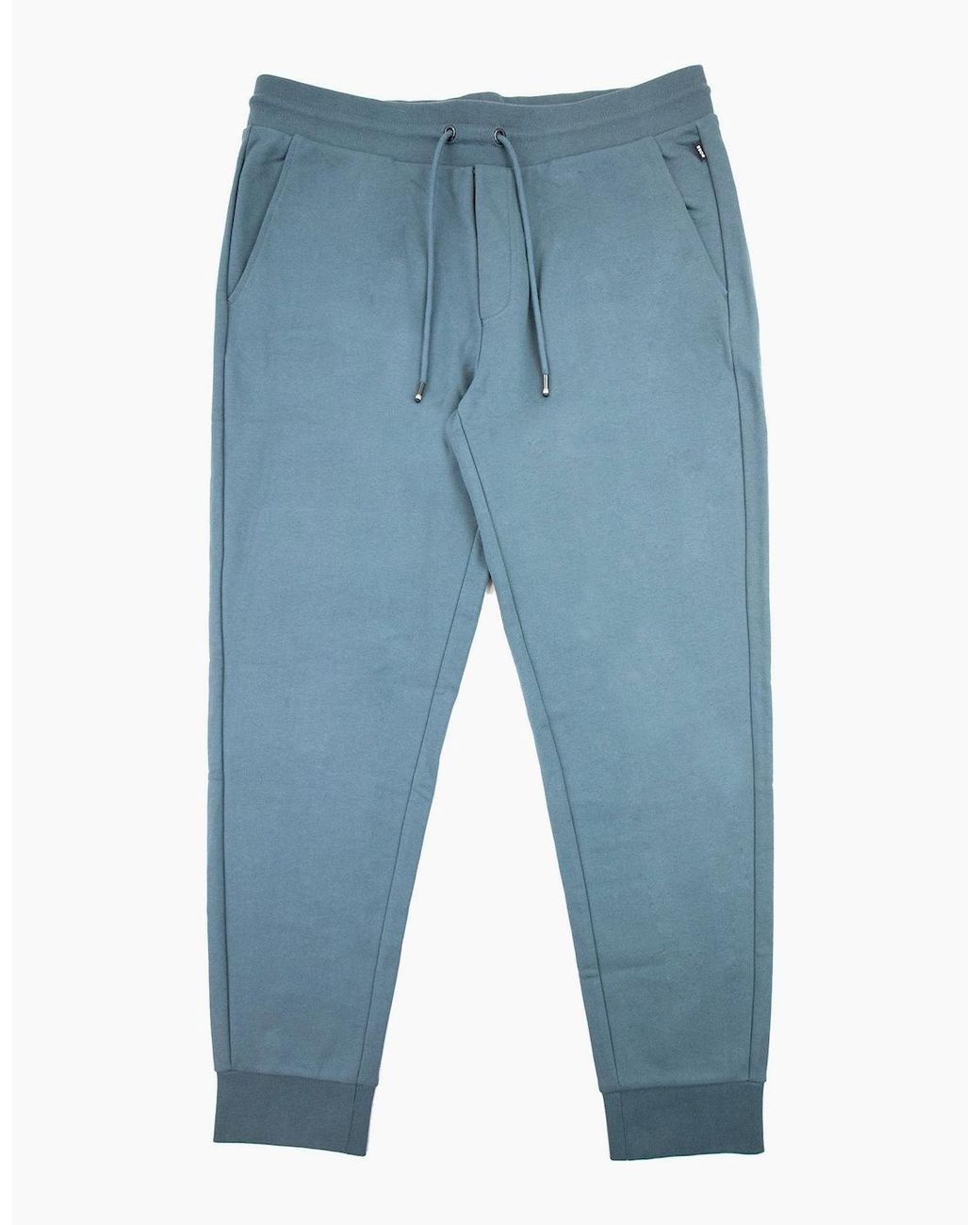 Boss Blue Lamont 92 Rubber Logo Jogging Pants 445 for men