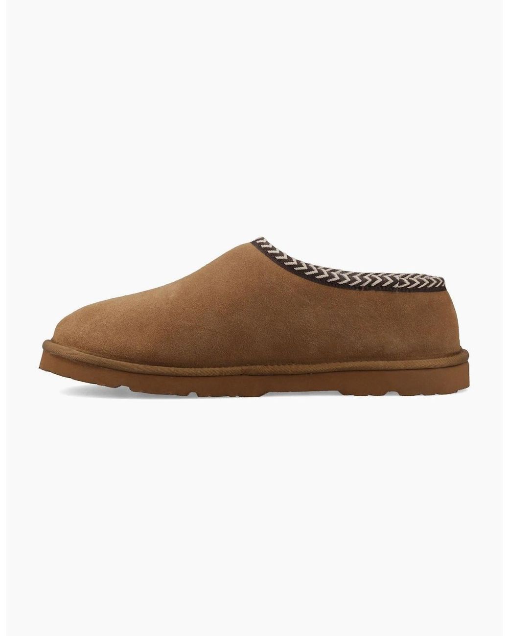 BEARPAW Brown Beau Suede Hickory Slippers for men