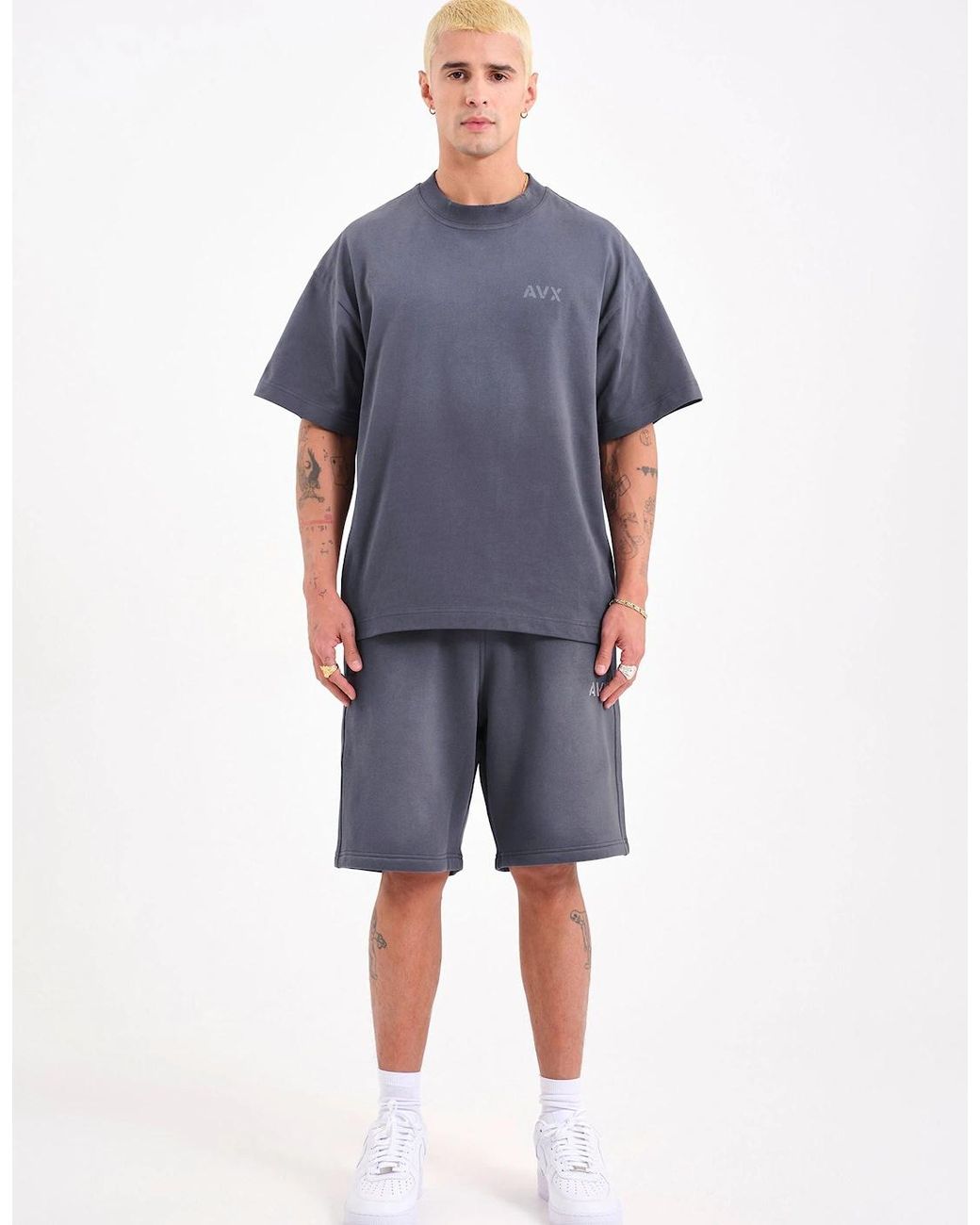 AVX Blue Fleet Jogger Short for men