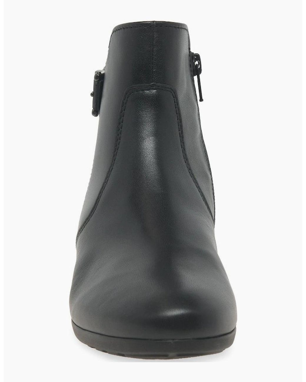Gabor Black Bolan Ankle Boots