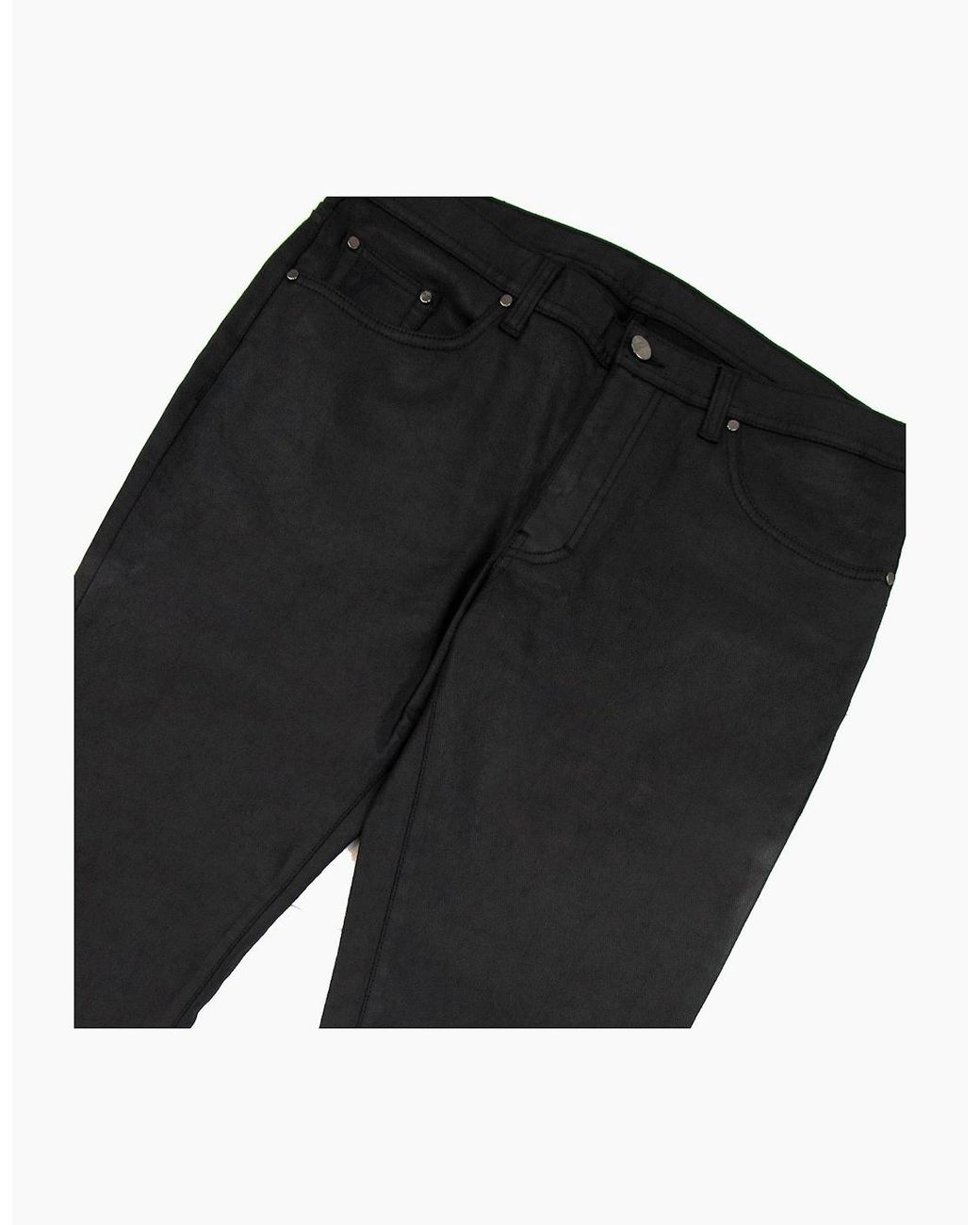 Versace Black Shiny Material Casual Denim Jean for men