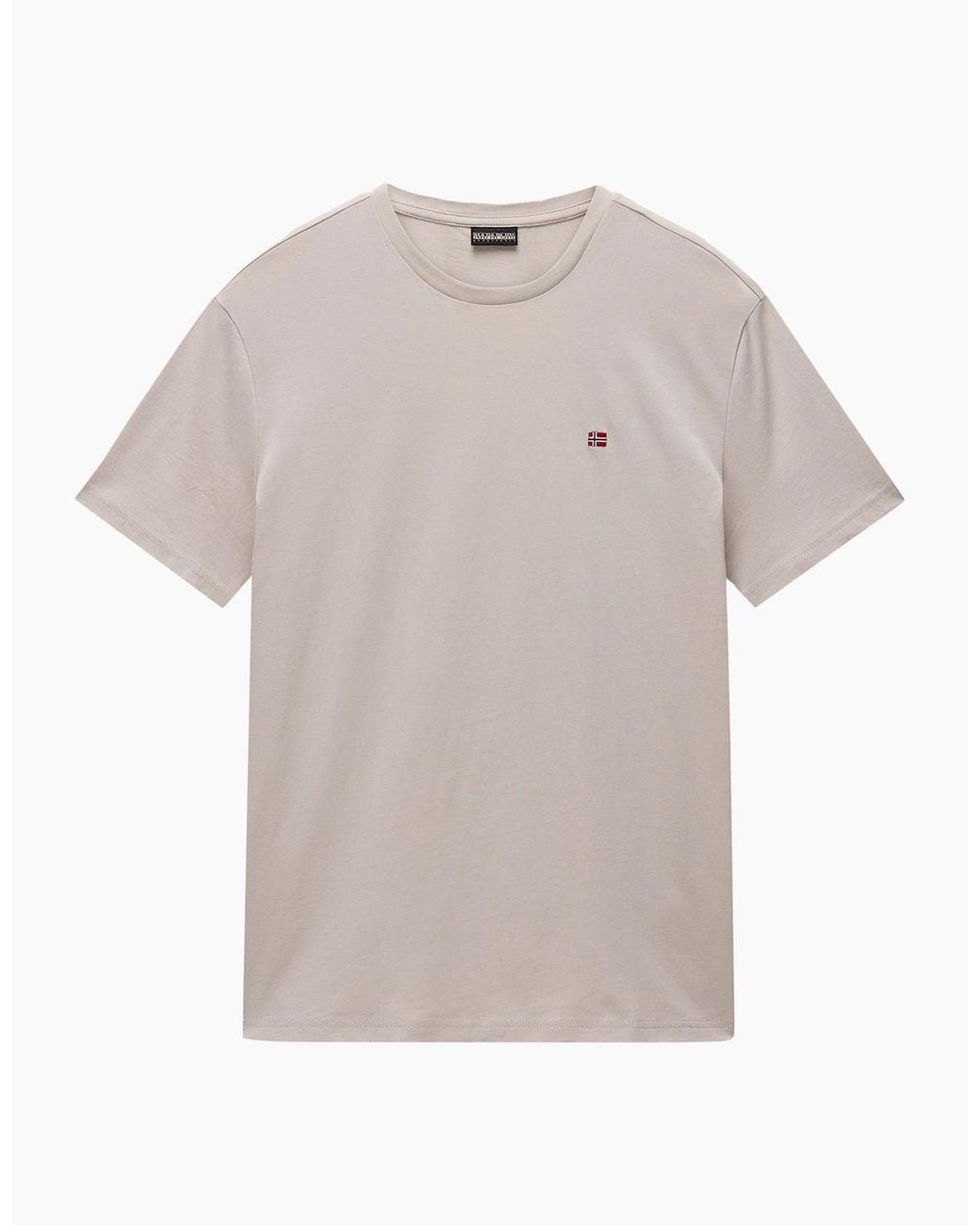 Napapijri White Salis Flag T-Shirt for men