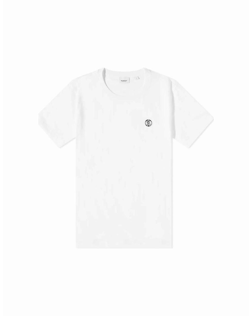 Burberry White Parker Tb Circle Logo T-Shirt for men