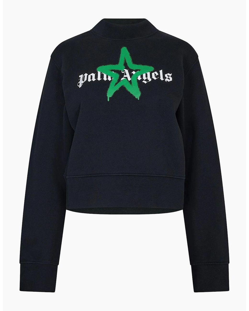 Palm Angels Blue Palm Star Fit Crew