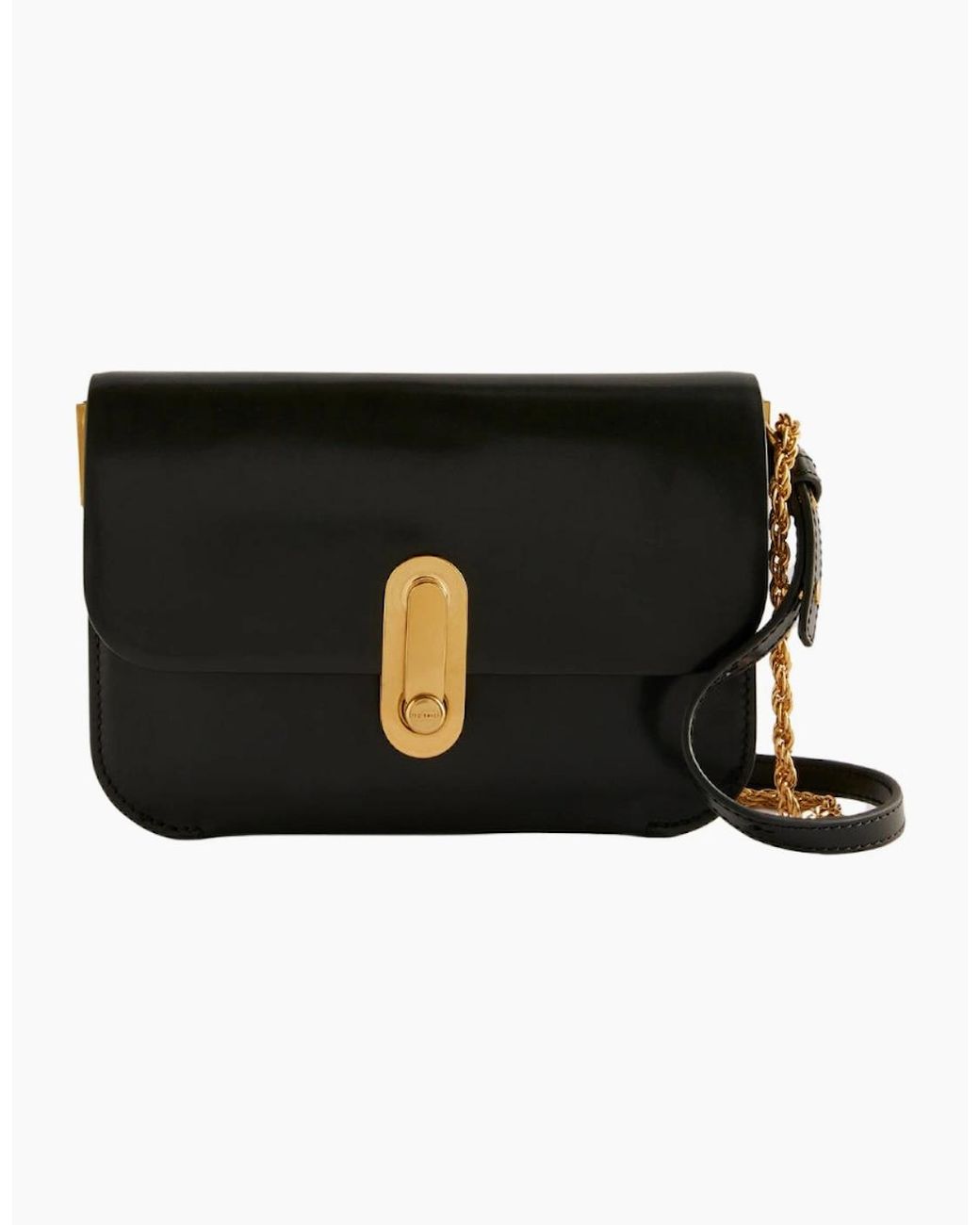 Ted Baker Black Kkaysa Polished Small Leather Crossbody Bag
