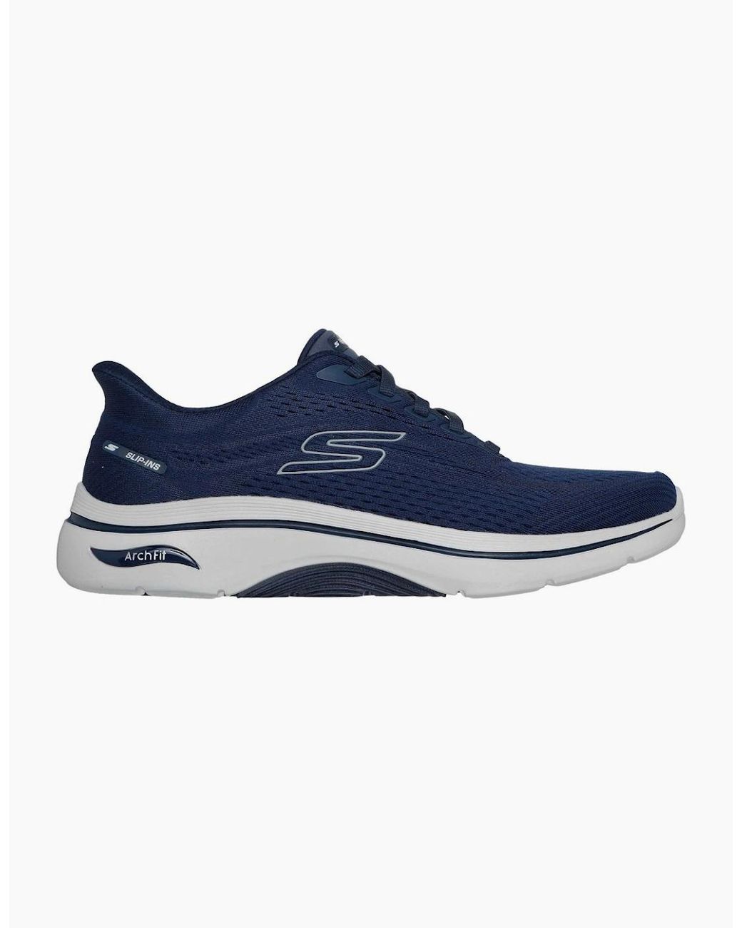Skechers Go Walk Blue Go Walk Arch Fit 2.0 Percy Trainers for men