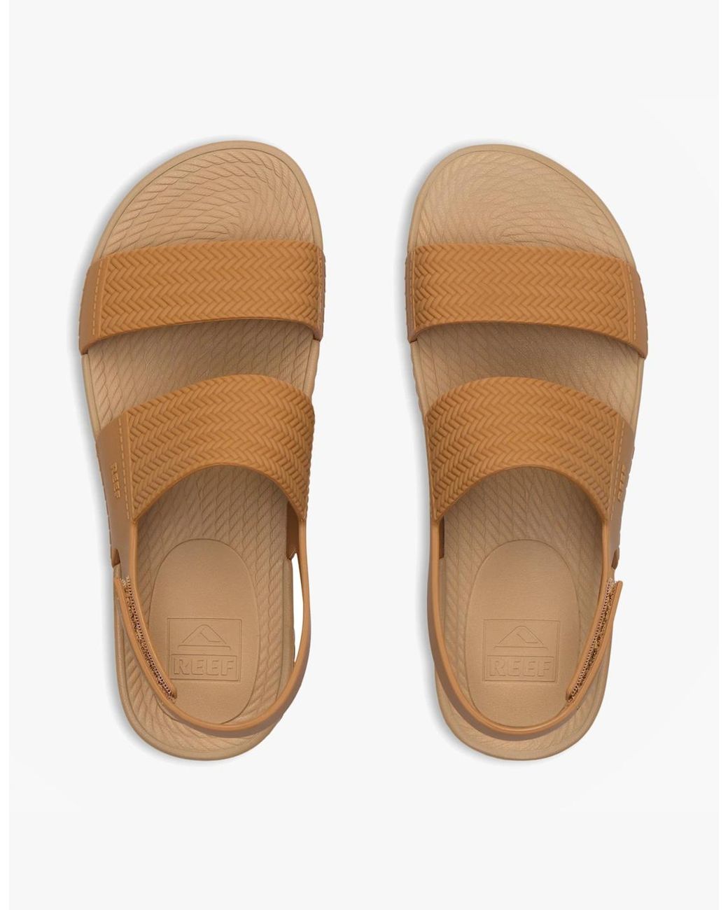 Reef Brown Water Vista Cross Strap Sandals Tan
