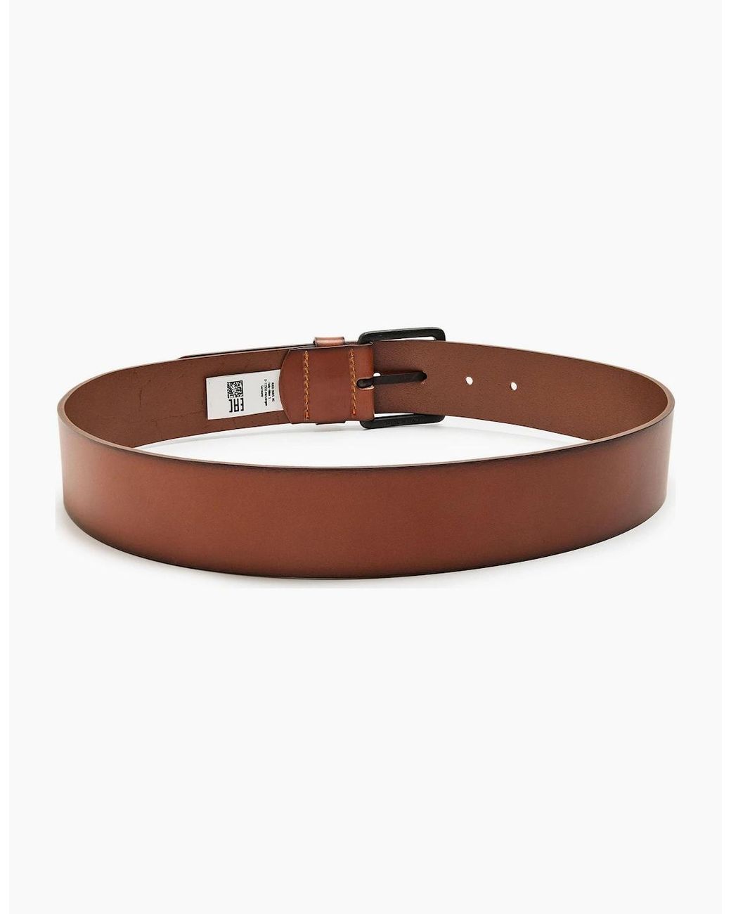 Boss Brown Leather Pin Buckle Belt for men