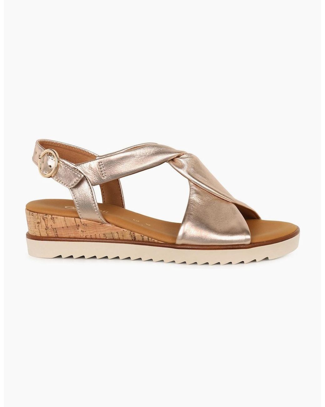 Gabor Metallic Rich Sandals