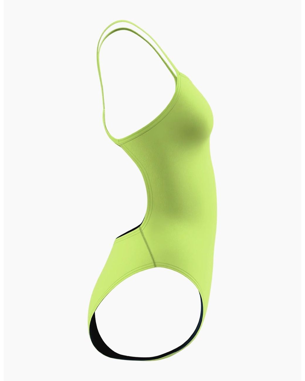 Speedo Green Ladies 2.0 Solid V-Cut One Piece Swimsuit