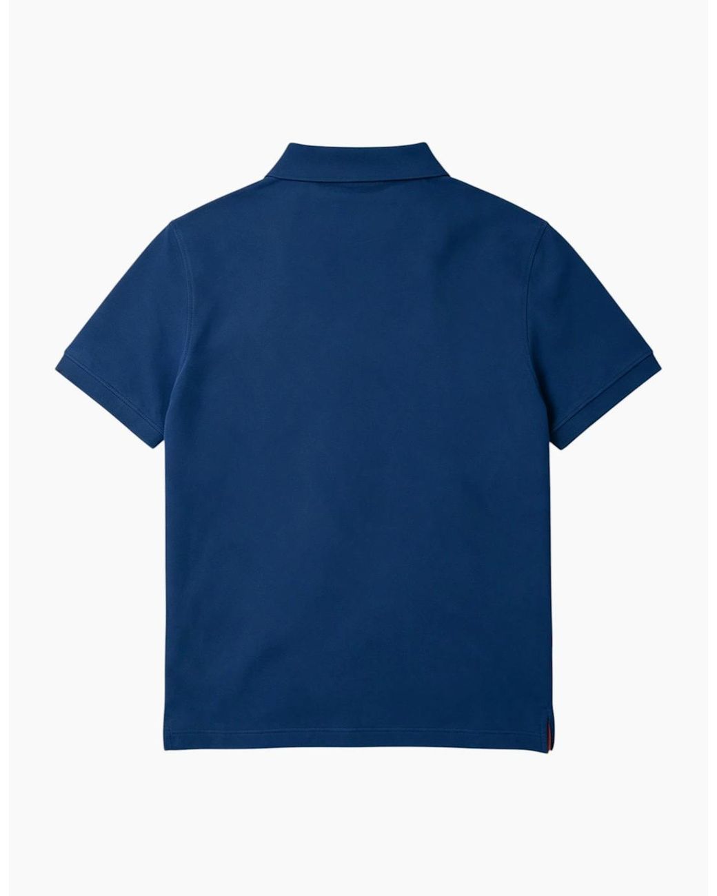 Gant Blue Polo Shirt Contrast Short Sleeve Summer Polo Cotton for men