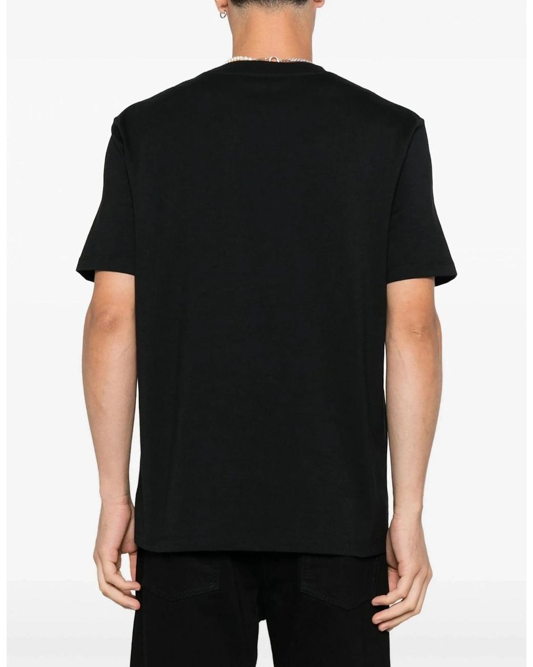 Balmain Black Regular Couture T-Shirt for men
