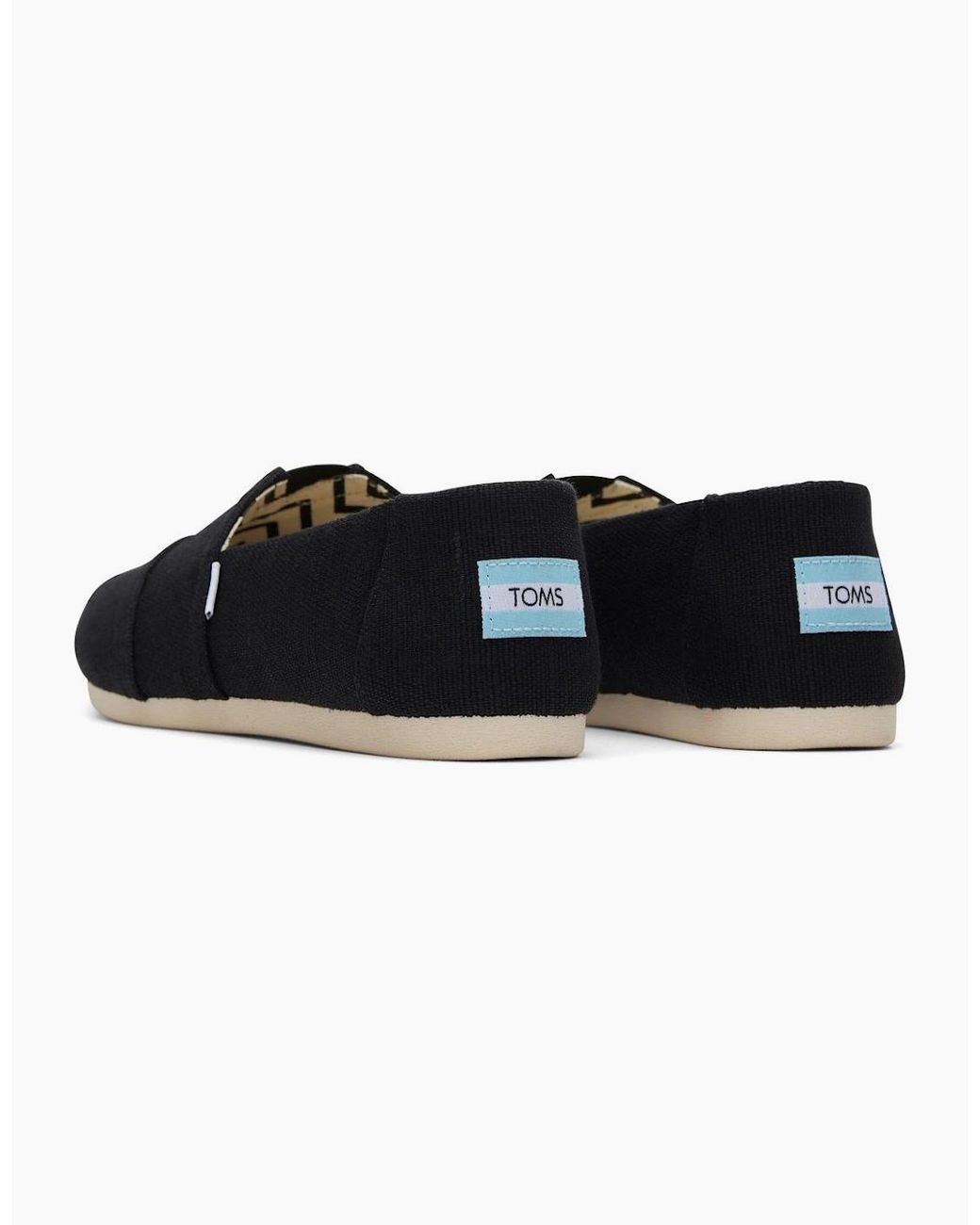 TOMS Black Alpargata Slip On Shoes