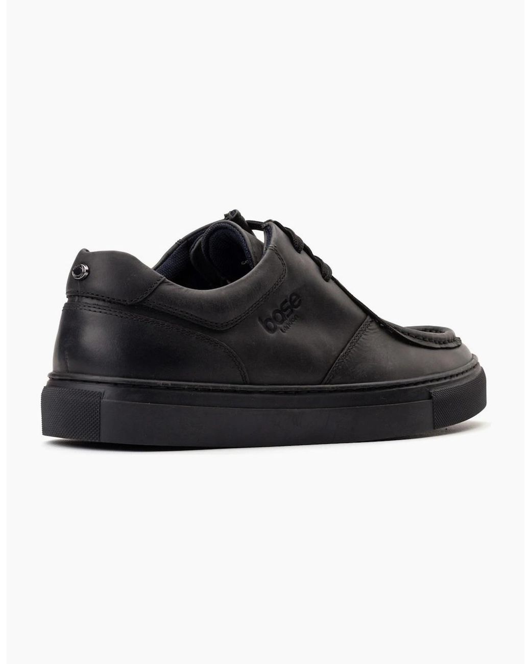 Base London Black Dalston Wallabe Shoes for men