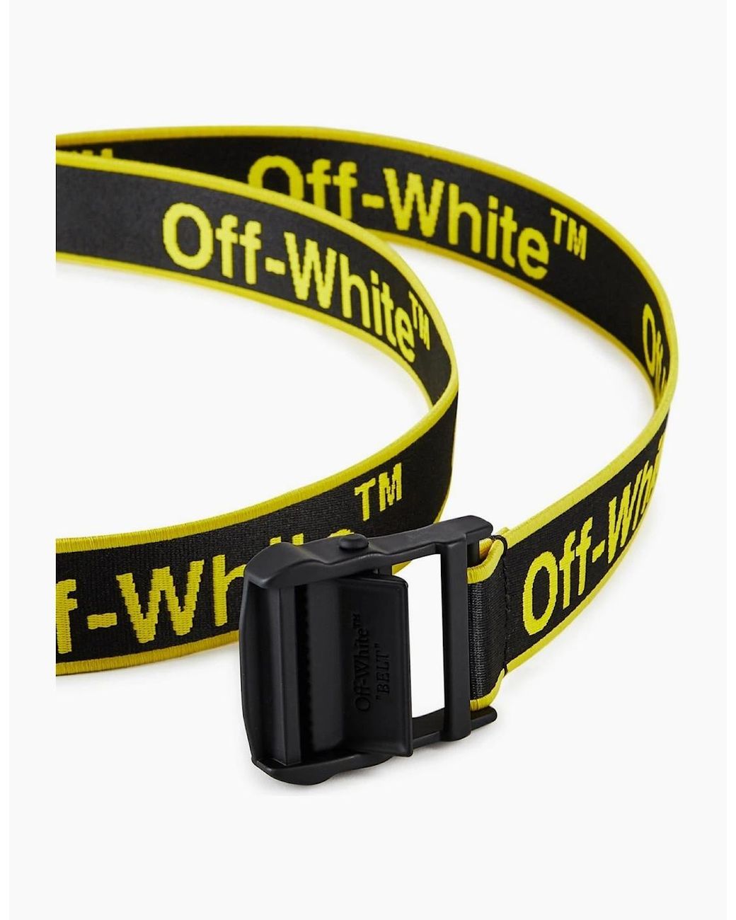 Off-White c/o Virgil Abloh Green Graphic Industrial Belt for men
