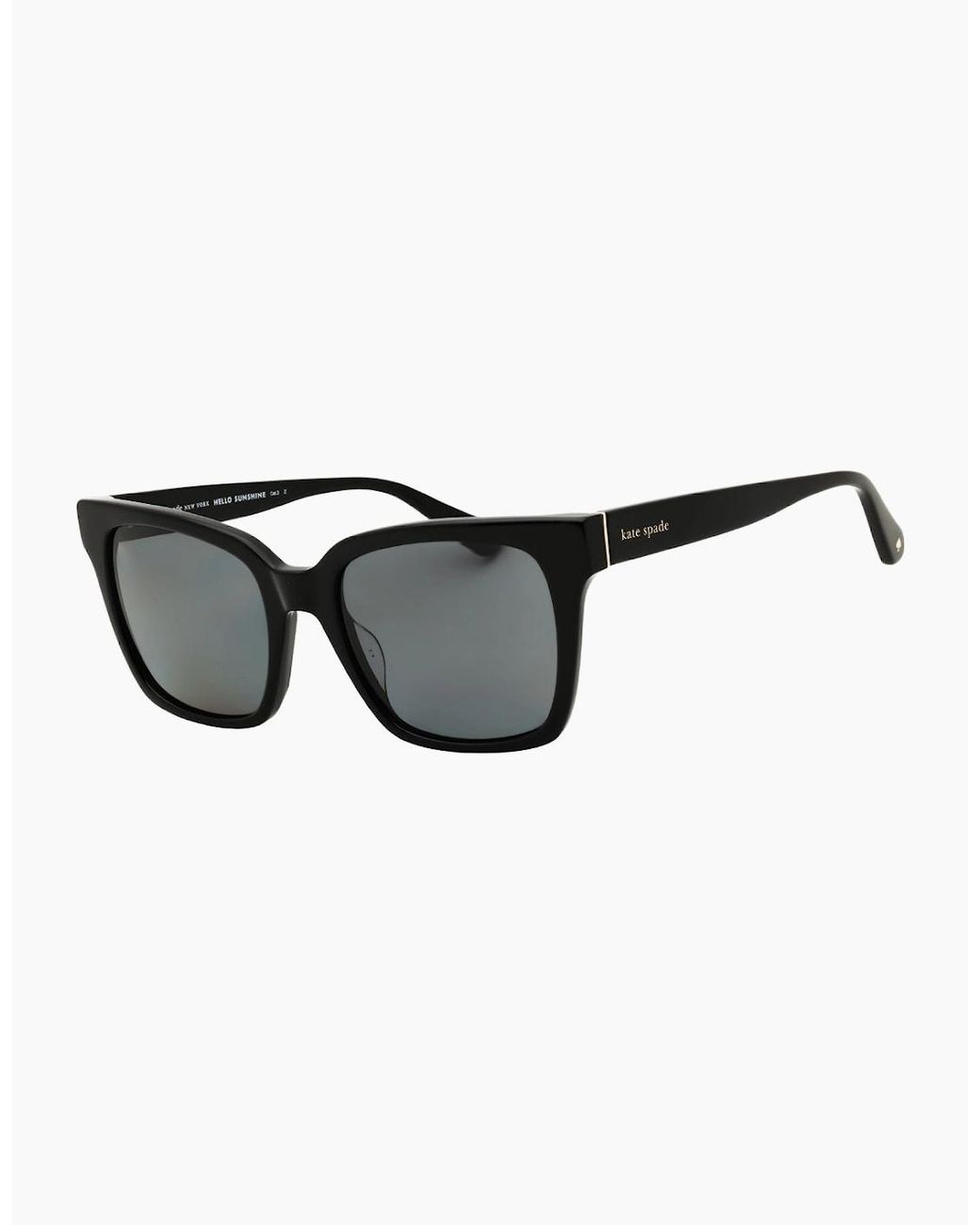 Kate Spade Black Harlow Polarised Sunglasses