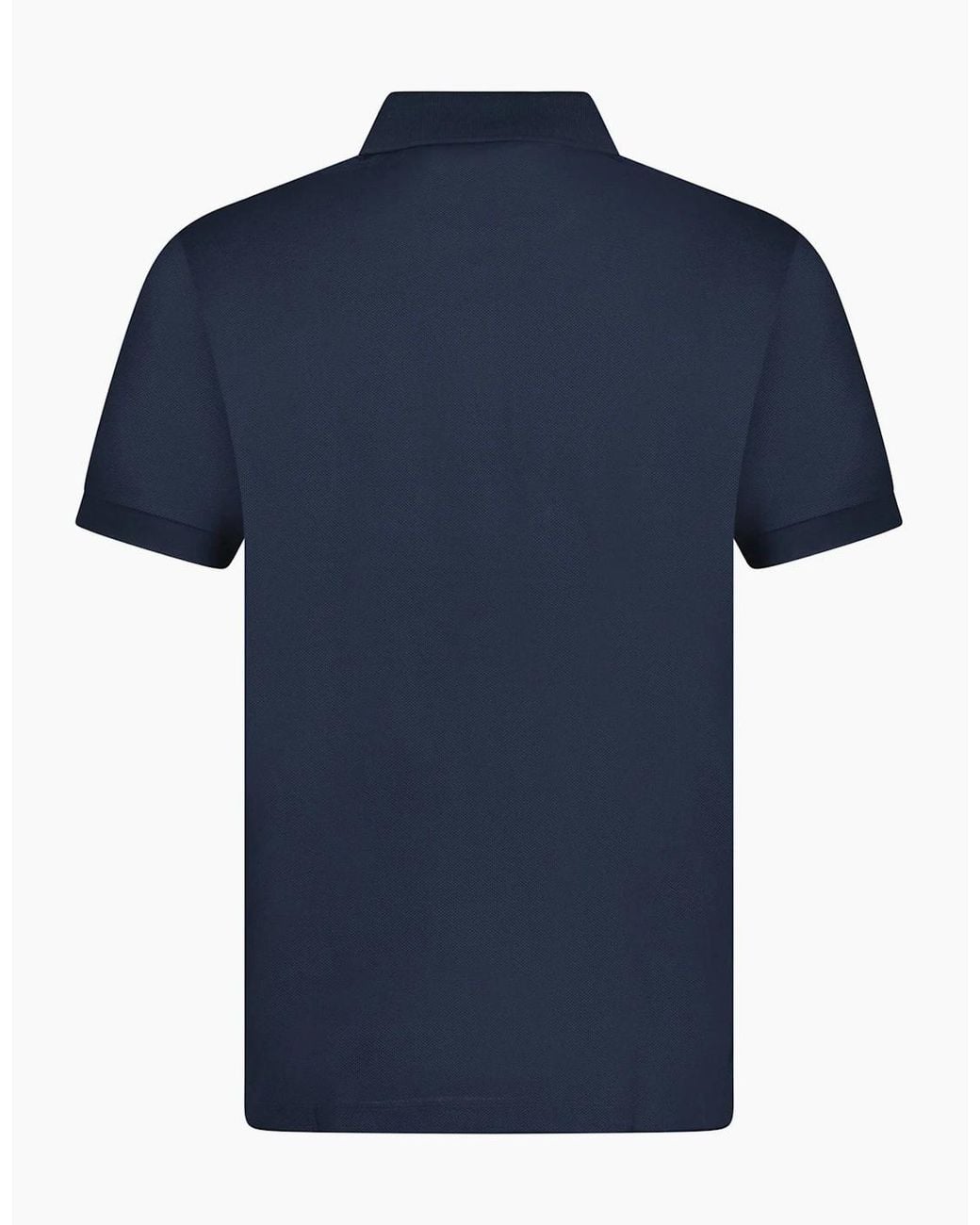 Burberry Blue 'Hartford' Check Placket Polo for men
