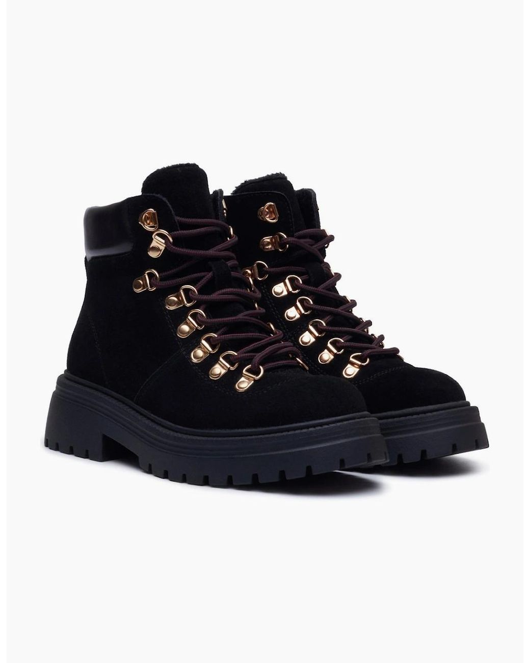 Hush Puppies Blue Robyn Hiker Ankle Boots