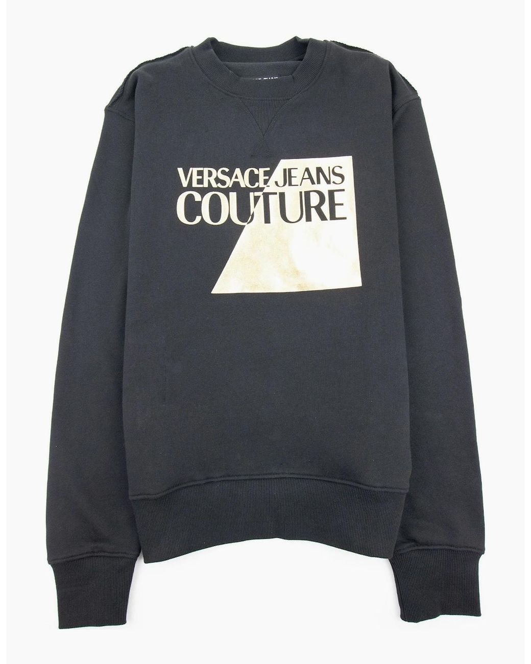 Versace Blue Jeans Couture Big Split Foil Sweatshirt 899 for men