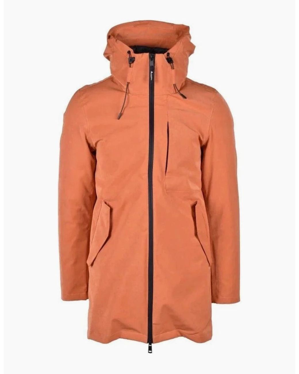 Aquascutum Orange Active 3-Way Parka Rust Jacket for men
