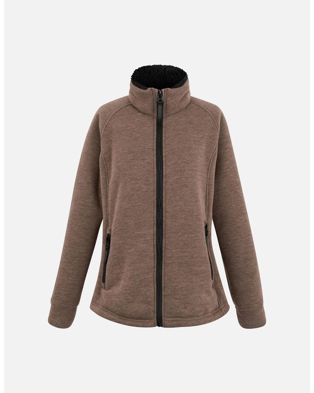 Regatta Brown Ladies Emilde Full Zip Fleece Jacket