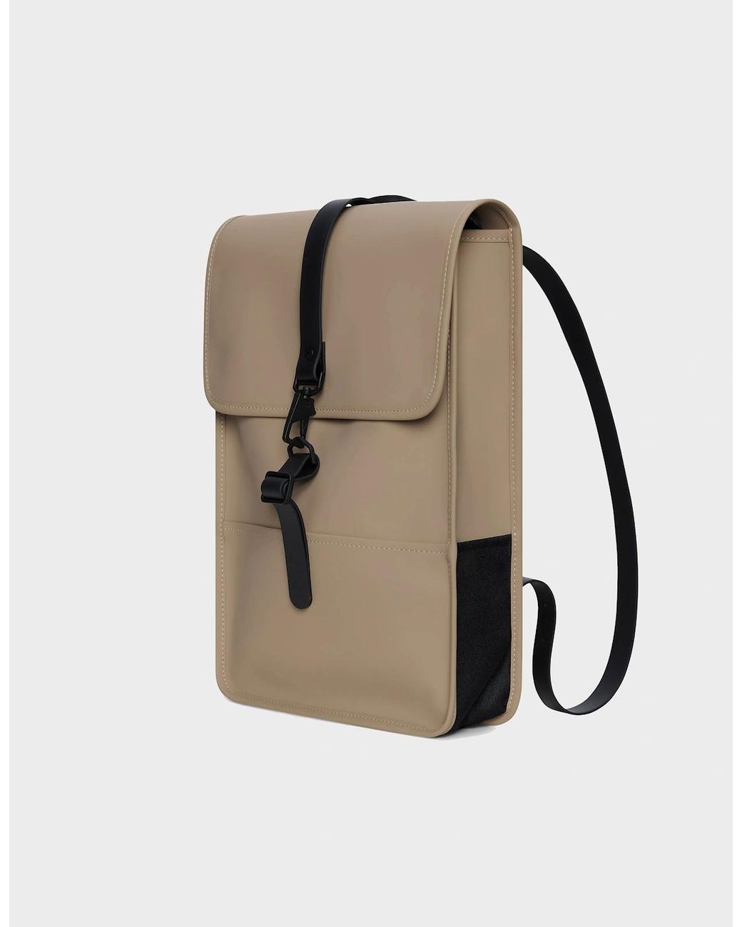 Rains Black Backpack Mini