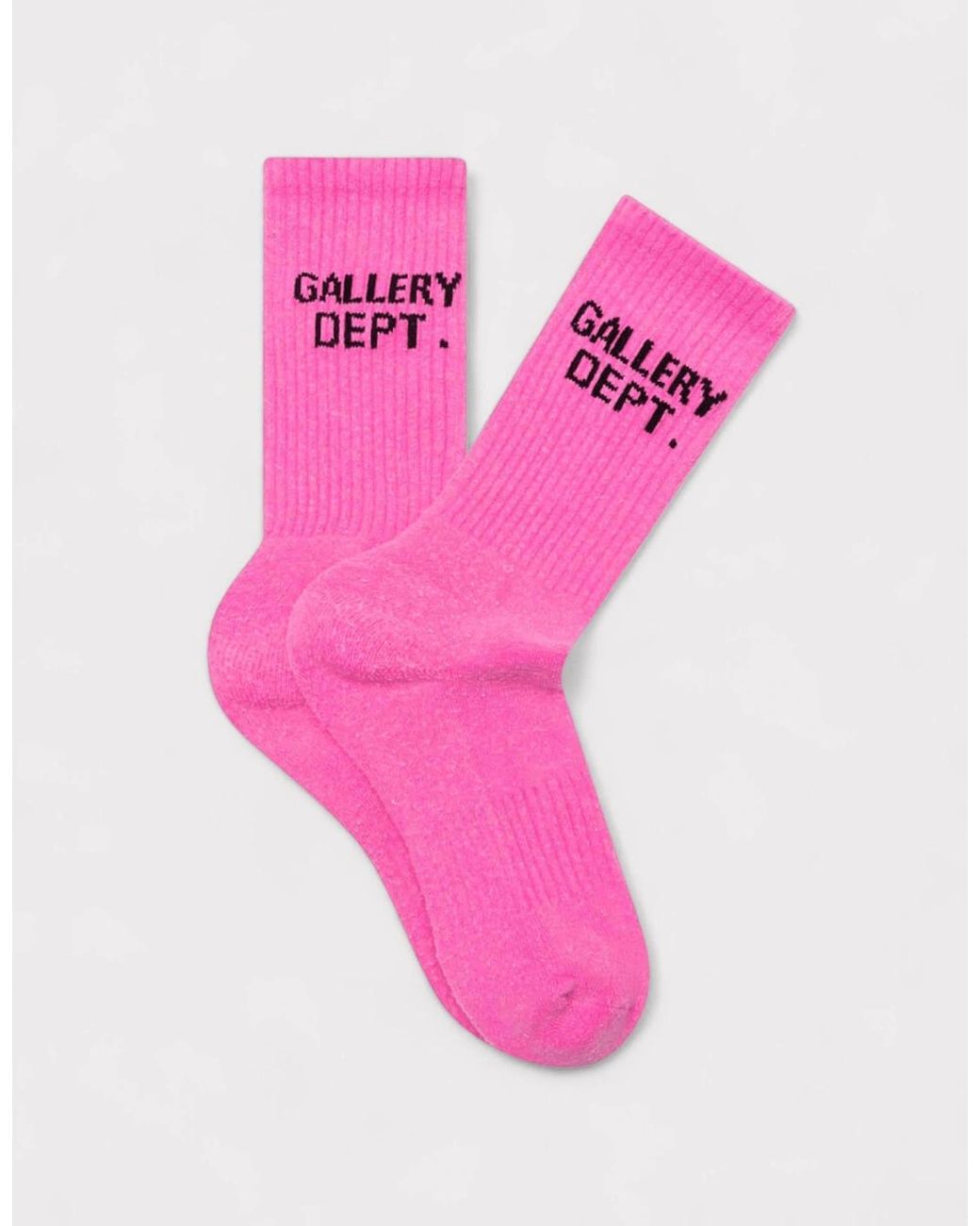 GALLERY DEPT. Pink Clean Socks Flo