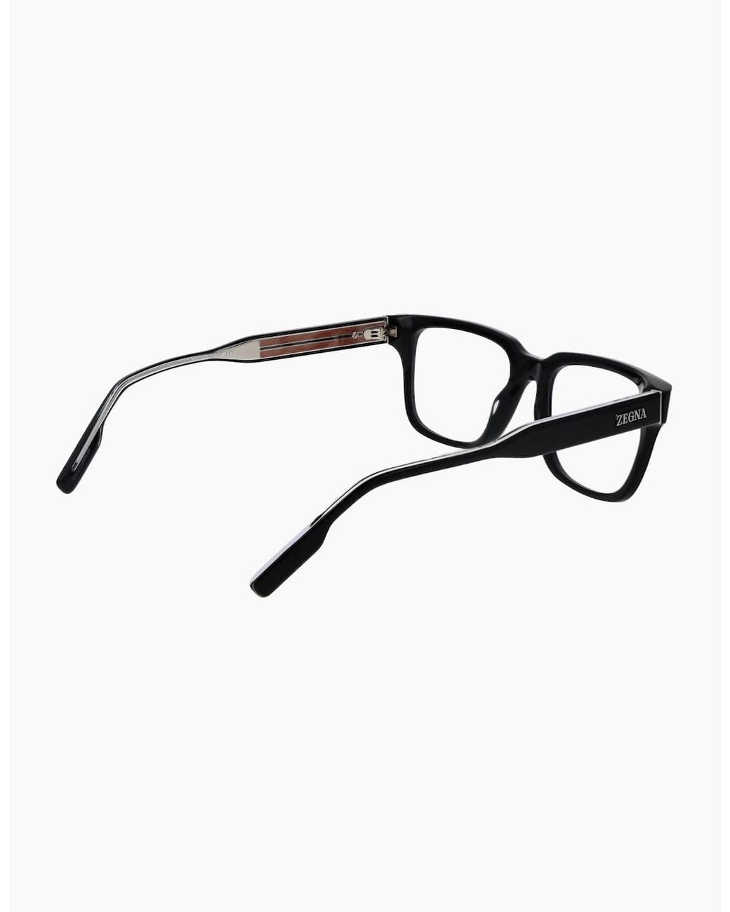 Zegna Black Optical Frame Ez5260 001 52 for men