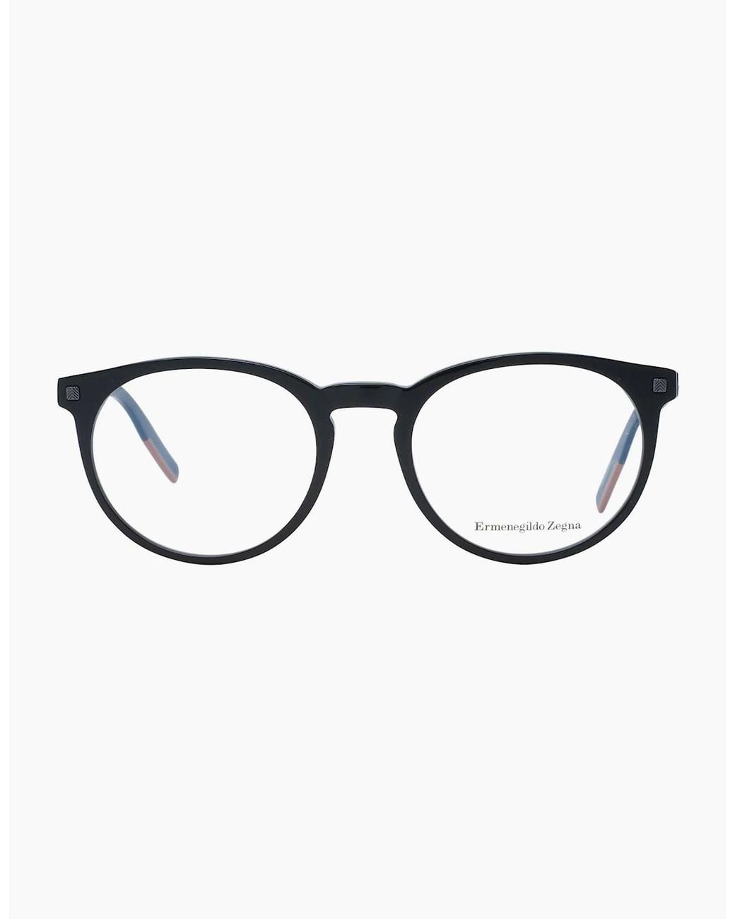 Zegna Black Optical Frame Ez5214 001 52 for men