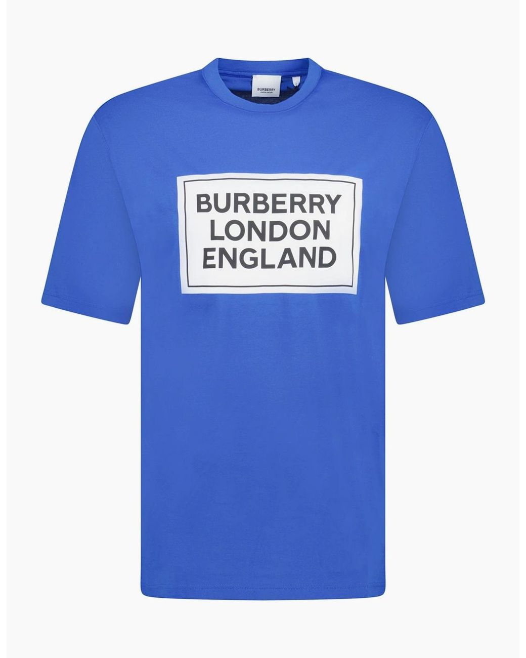 Burberry Blue London England Logo T-Shirt for men