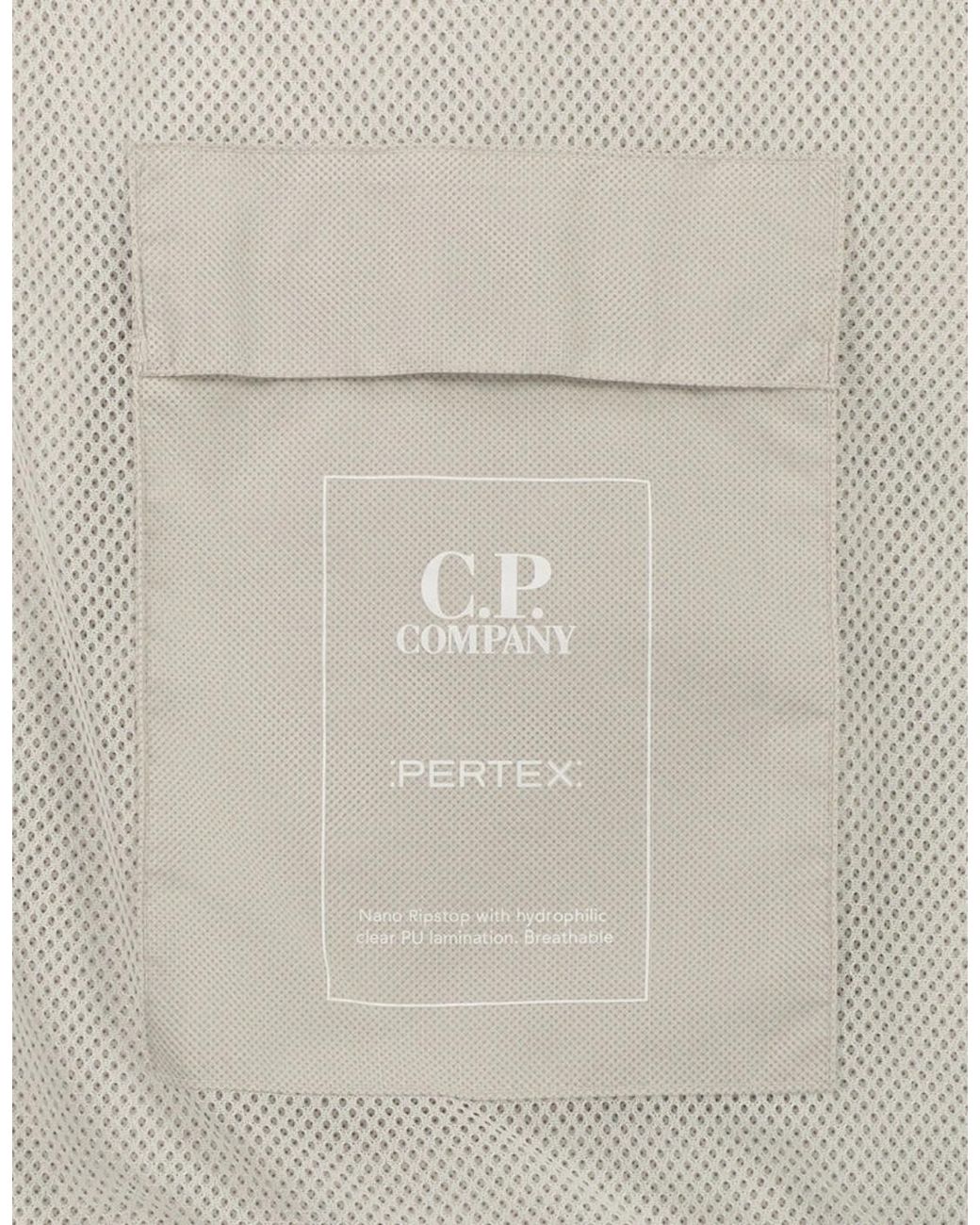 C P Company Gray Metropolis Pertex Overshirt/Jacket for men