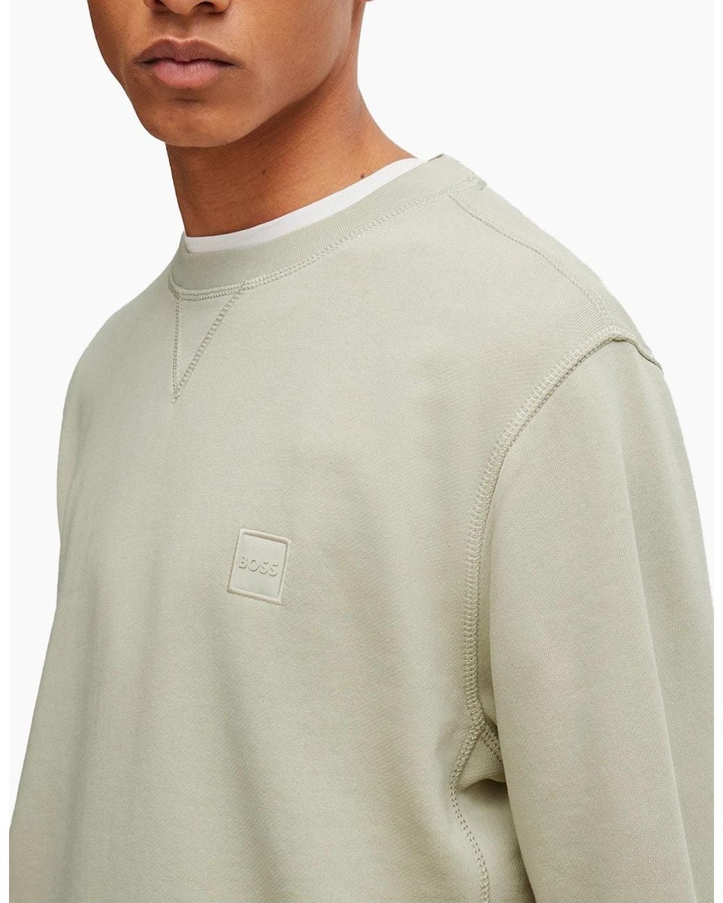 Boss White Boss New Westart Crew Sweat