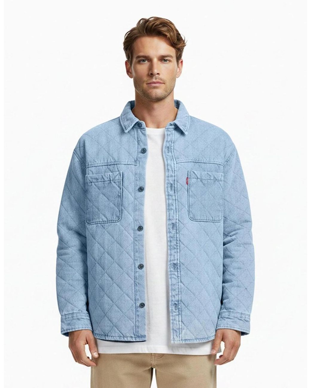 Levi's Blue Levi's Ingleside Overshirt Badu Stone for men