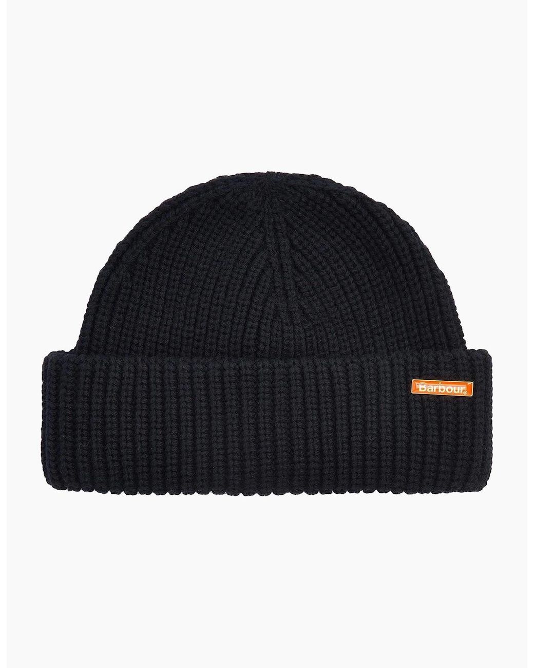 Barbour Blue Mosely Fishermen Beanie