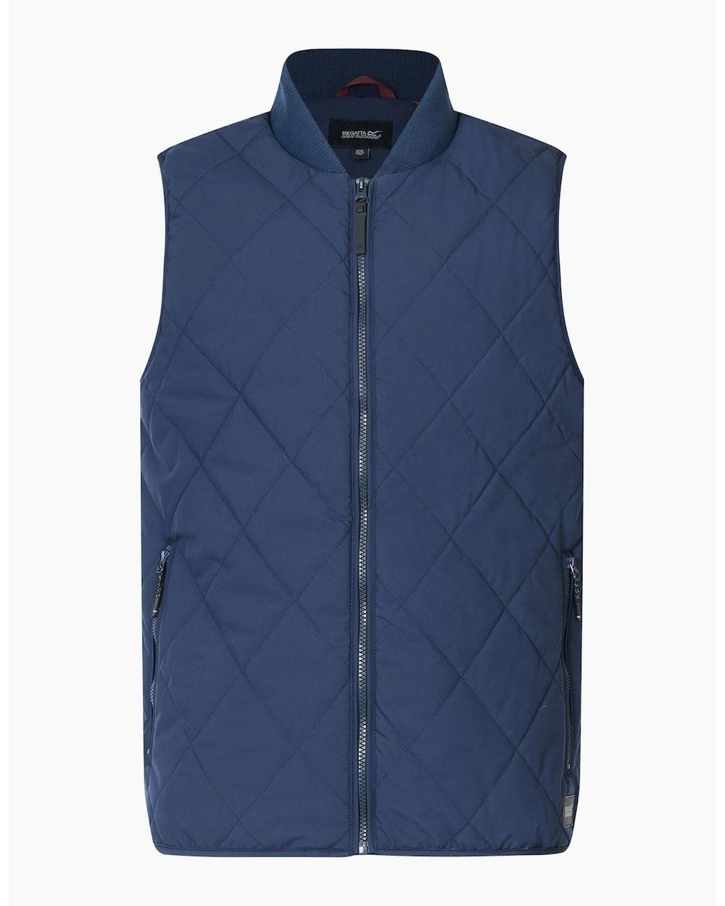 Regatta Blue Harvin Diamond Quilt Body Warmer for men
