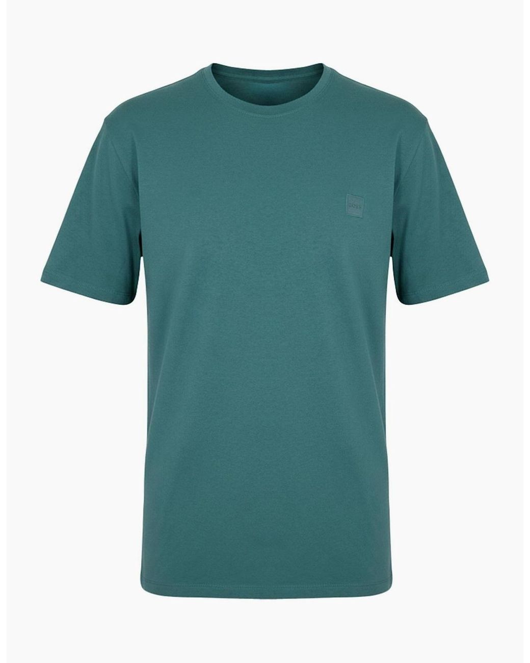 Boss Green Tales T-Shirt With Logo Patch Premium Cotton for men
