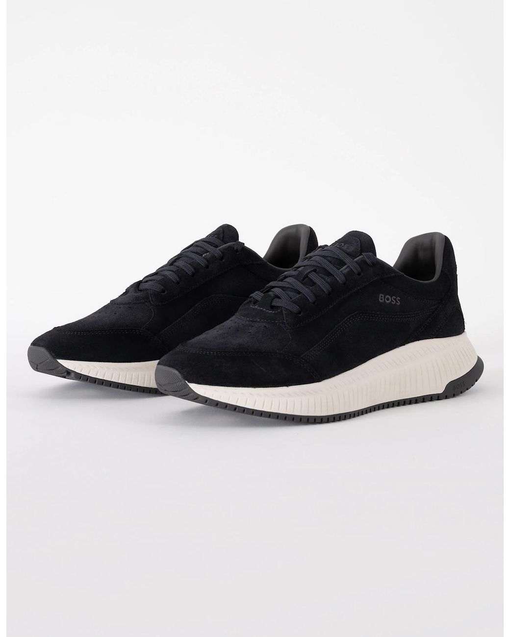 Boss Black Boss Ttnm Evo Suede Trainers for men
