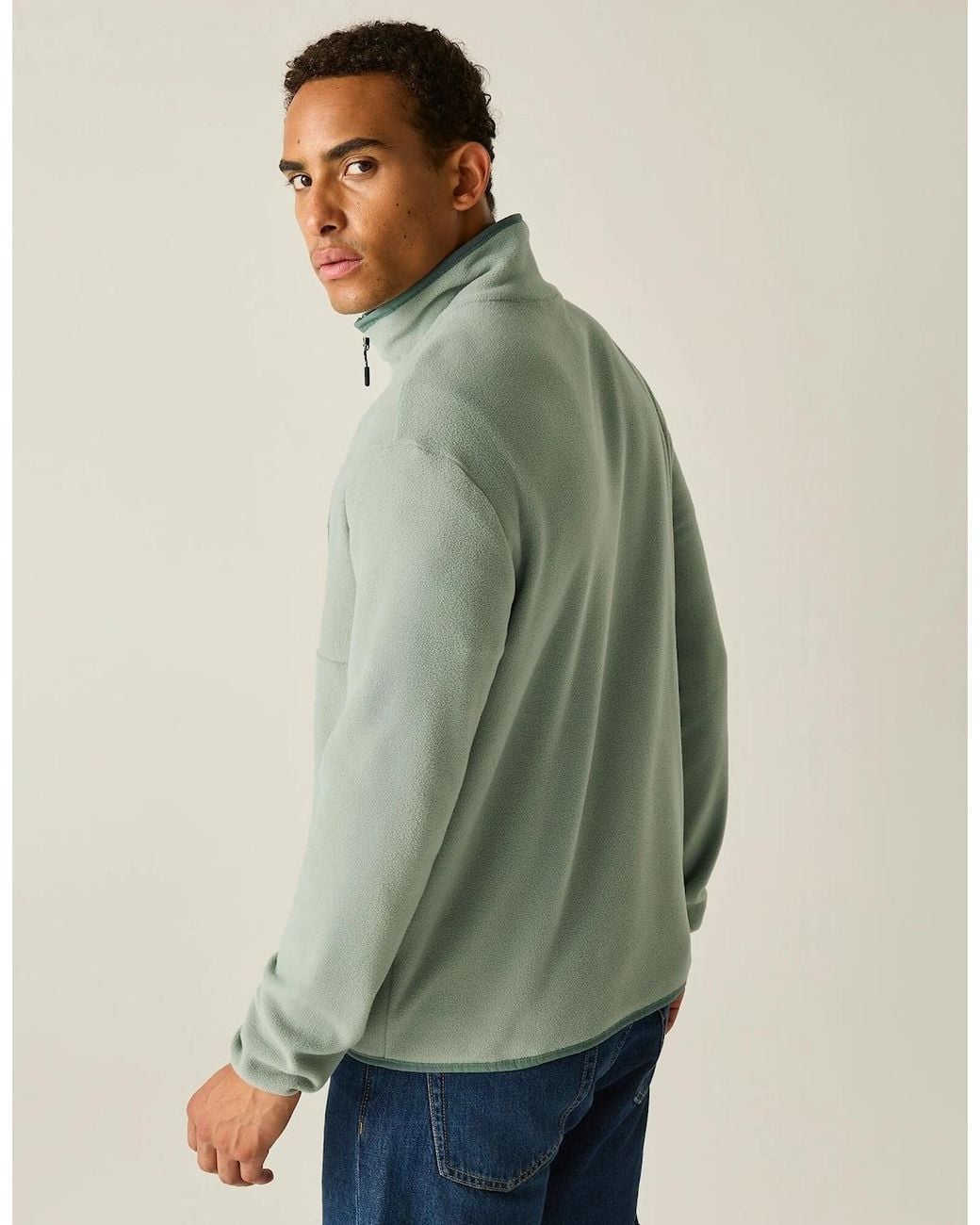 Regatta Green Frankie Full Zip Fleece Jacket for men