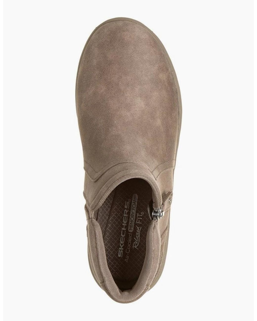 Skechers Brown Lovely Vibe Forever Mine Ankle Boots