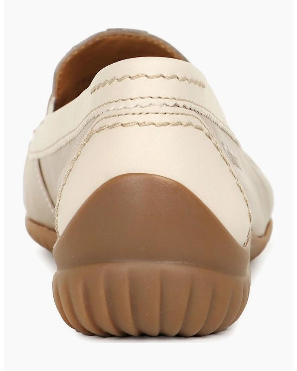 Gabor White California Sporty Moccasins