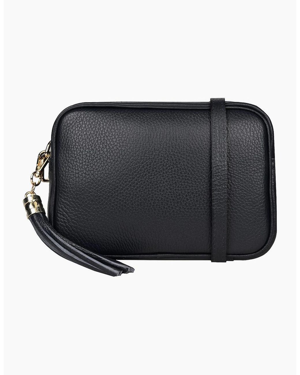 Elie Beaumont Black Crossbody 2 Customisable Handbag