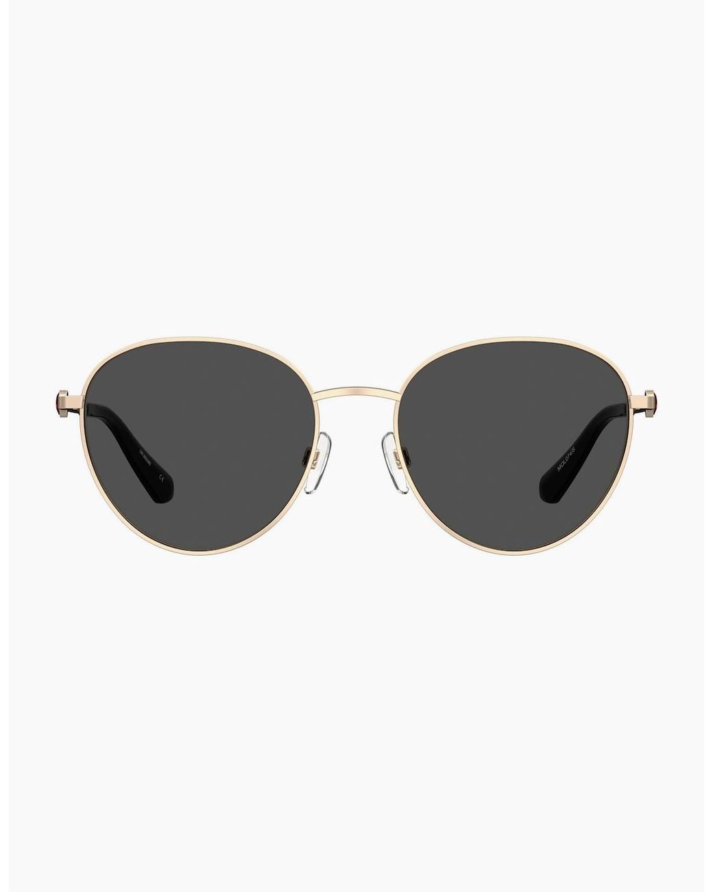 Moschino Metallic Moscsun Round Sungls